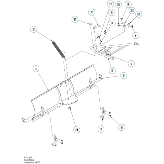 McCulloch T-30357 - 2013-11 - Main Assy Parts Diagram