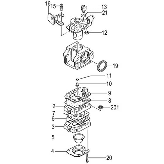 Tanaka TBC-270SFS - Carburettor