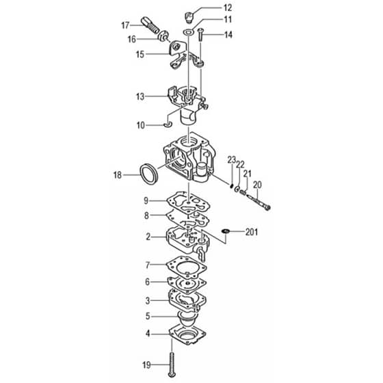 Tanaka TBC-340D - Aug 2012 B031100 - Carburettor