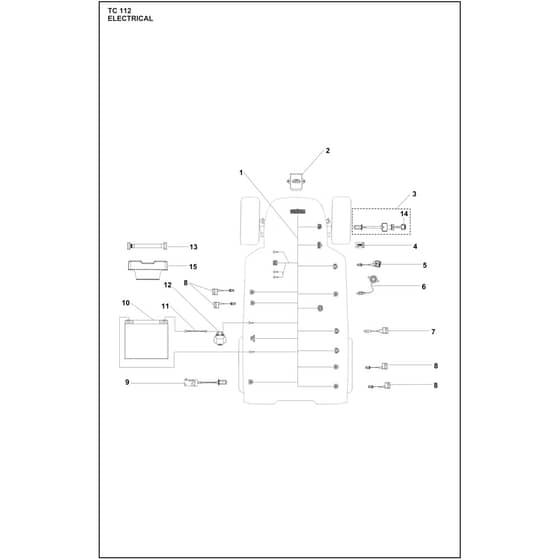 Husqvarna TC112 - 970622201 - Electrical
