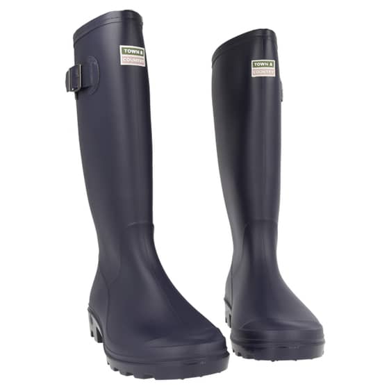 Town & Country Burford Wellington Boots (Navy, Size 10) - TFW5766