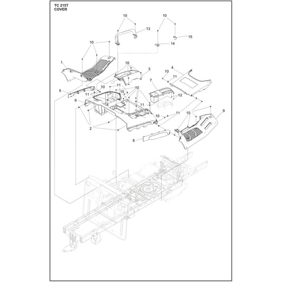 Husqvarna TC215 T - 970727701 - Cover 02
