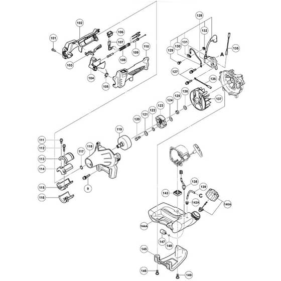 Tanaka TCH27EPA - Starter Assembly
