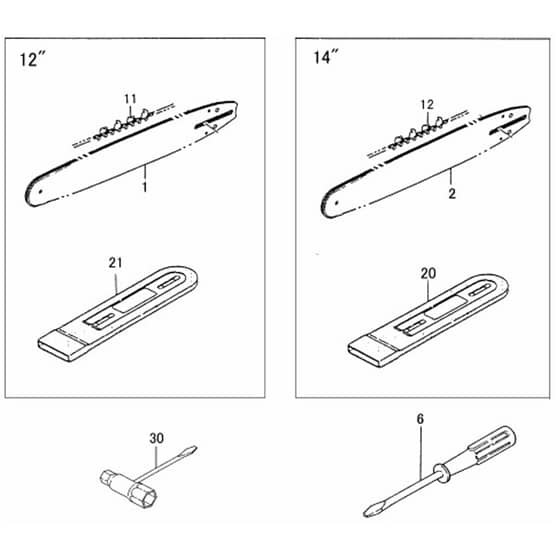 Tanaka C17 TCS-3301S - Cover Chain Chain Bar