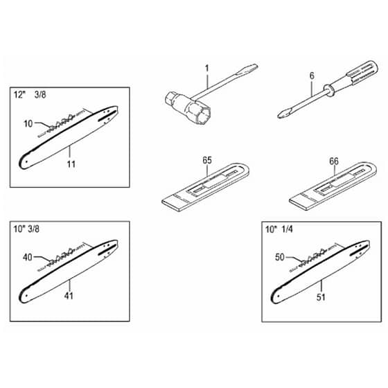 Tanaka TCS-2801 - Cover Chain Chain Bar