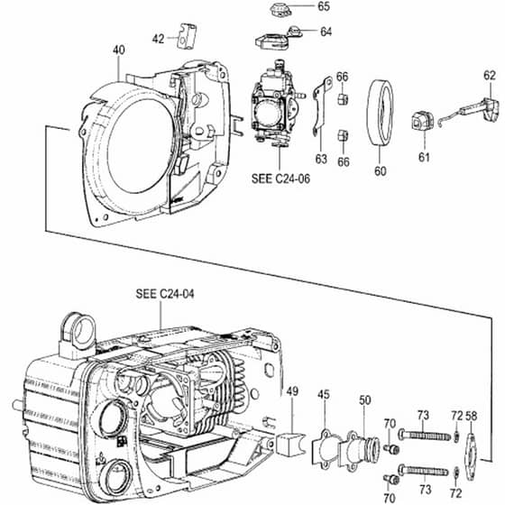 Tanaka TCS-2801S-SC - Engine Case Air Cleaner