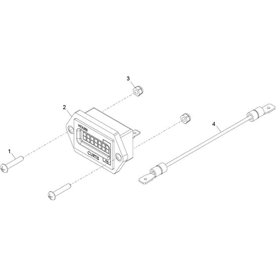Belle TDX 650 A - Hourmeter