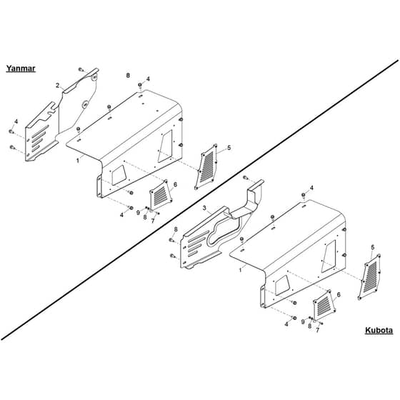 Belle TDX 650 A - Side Guards