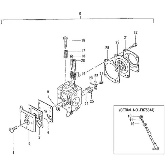 Tanaka TEA-500-925 - Carburettor