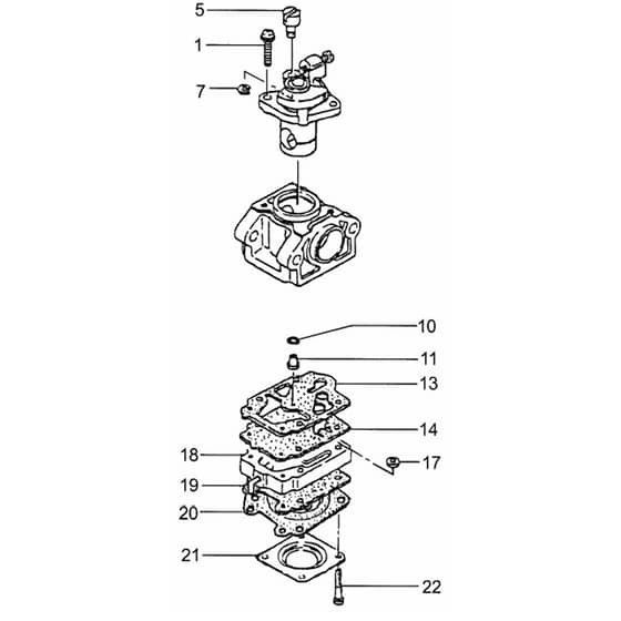 Tanaka TED-250LS - DLS - B001001 - Carburettor