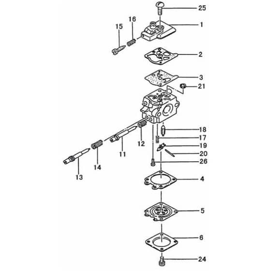 Tanaka TED-262 - L - D - H - Y176700 - Carburettor