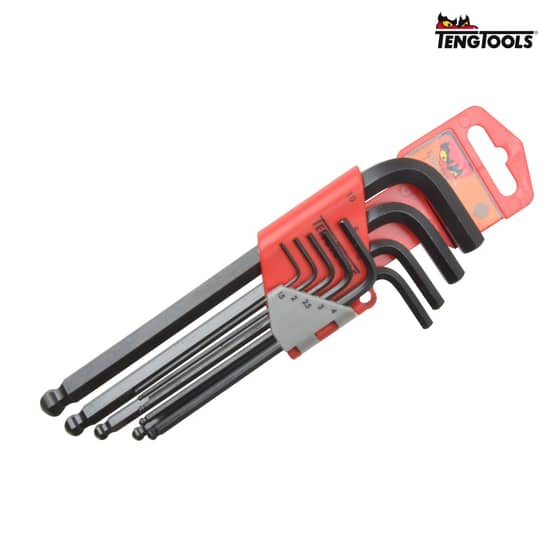 Teng Ball Point Hexagon Key Set of 9 Metric (1.5-10mm) - 1479MM