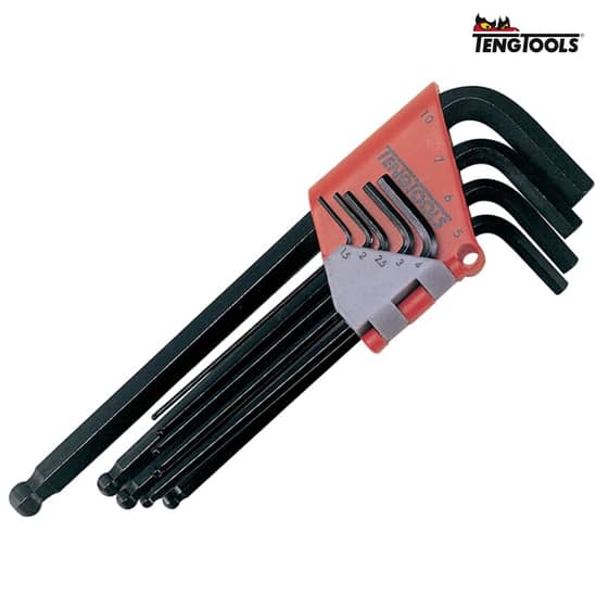Teng Ball Point Hexagon Key Set of 9 Metric (1.5-10mm) - 1479MMA