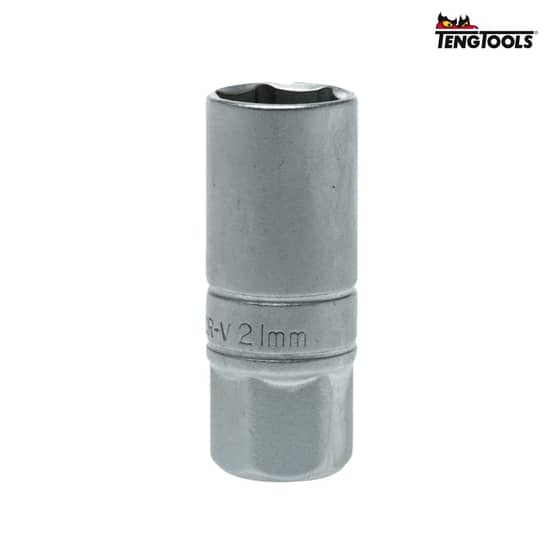 Teng Spark Plug Socket 1/2in Drive 21mm