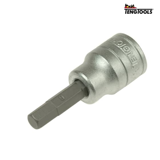 Teng S2 Hex Socket Bit 3/8in Drive 5mm