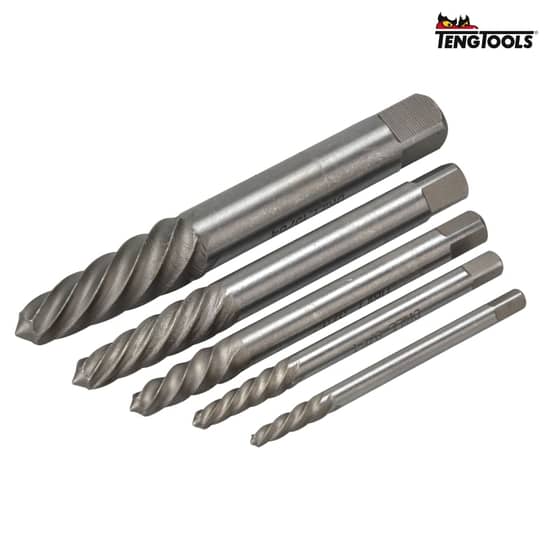 Teng SE05 Screw Extractor Set 5 Piece