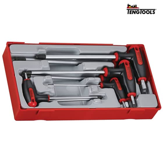 Teng TTHEX7 7 Piece Metric Hex T Handle Drivers - TC24