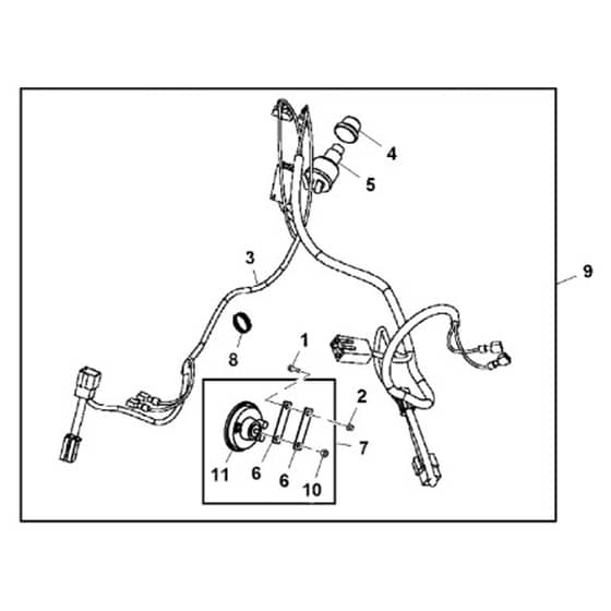 John Deere TH - PC9463 - Horn Kit - ST486513
