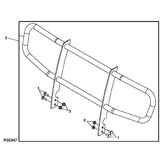 John Deere TH - PC9463 - Brush Guard - ST486850