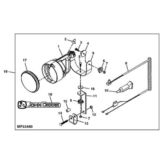 John Deere TH - PC9463 - Grab Light - ST559609