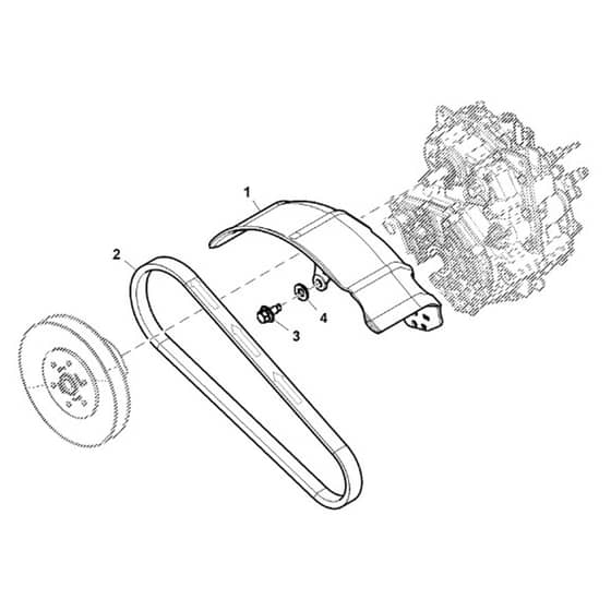 John Deere TH - PC9602 - Clutch Guard - ST486536