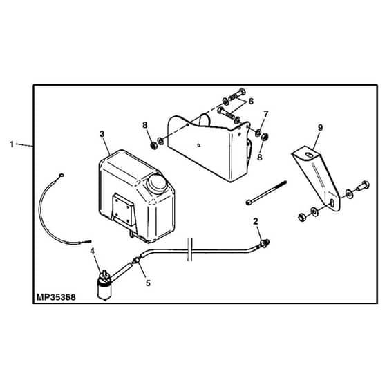 John Deere TH - PC9602 - Windshield Washer - ST486588