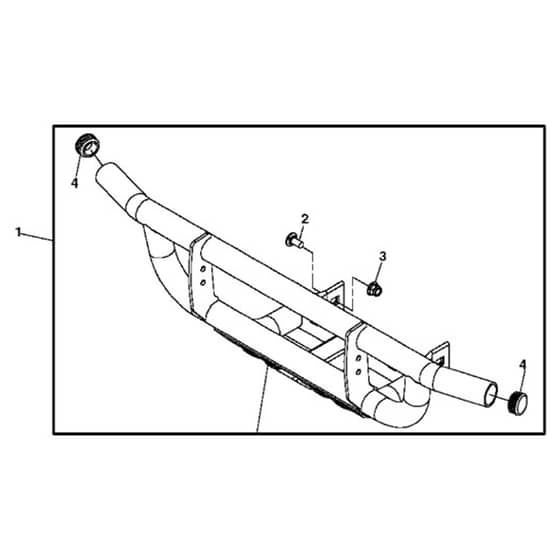 John Deere TH - PC9602 - Front Bumper - ST486693