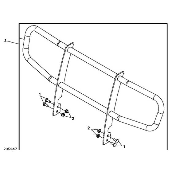 John Deere TH - PC9602 - Brush Guard - ST486850