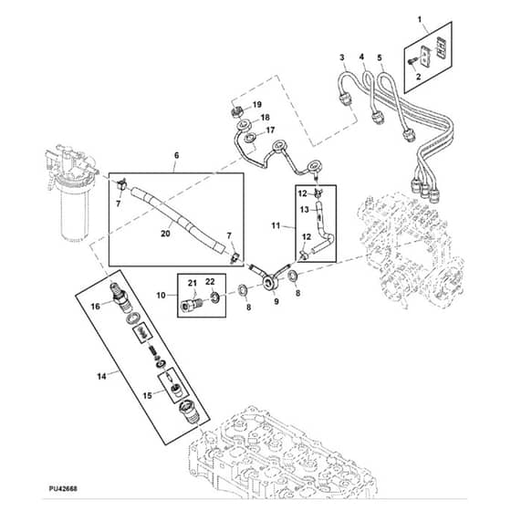 John Deere TH - PC9602 - Fuel Injection - ST559863