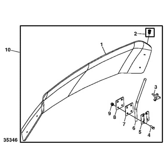 John Deere TH - PC9602 - Windscreen Kit - ST559929