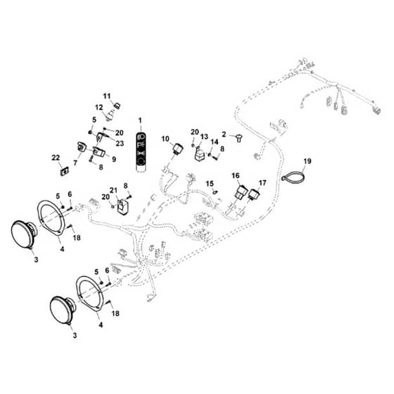 John Deere TH - PC9602 - Headlight - ST559939