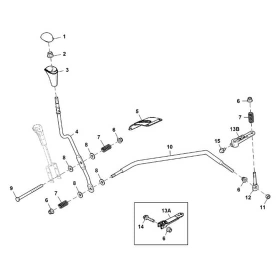 John Deere TH - PC9602 - Shift Linkage - ST768760