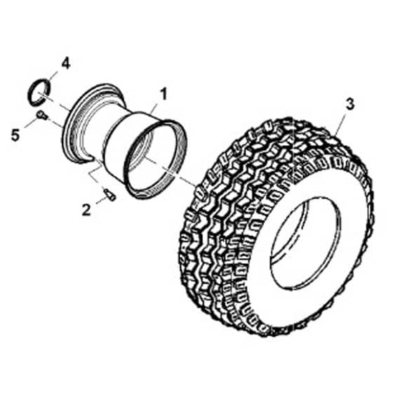 John Deere TH - PC9602 - Wheels (160001 - ) - ST998806