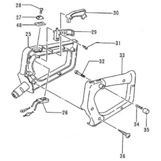 Tanaka THT-2520-B - Rear Handle