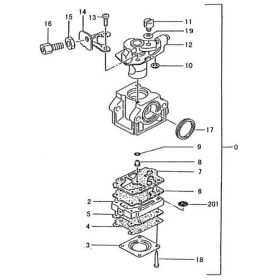 Tanaka THT-262 - Carburettor (Wyj-Type)