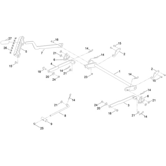 Toro TimeCutter 107cm - 74692 (420000000 - 999999999) Deck Lift