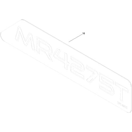Toro TimeCutter 107cm - 74692 (400000000 - 418499999) Decal