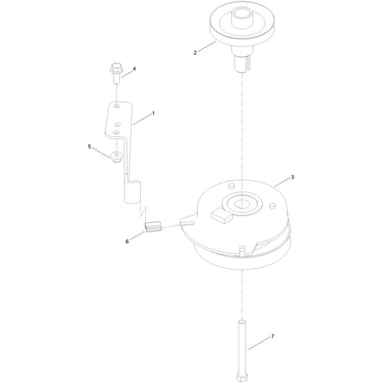 Toro TimeCutter 127cm - 74696 (400000000 - 419999999) Clutch