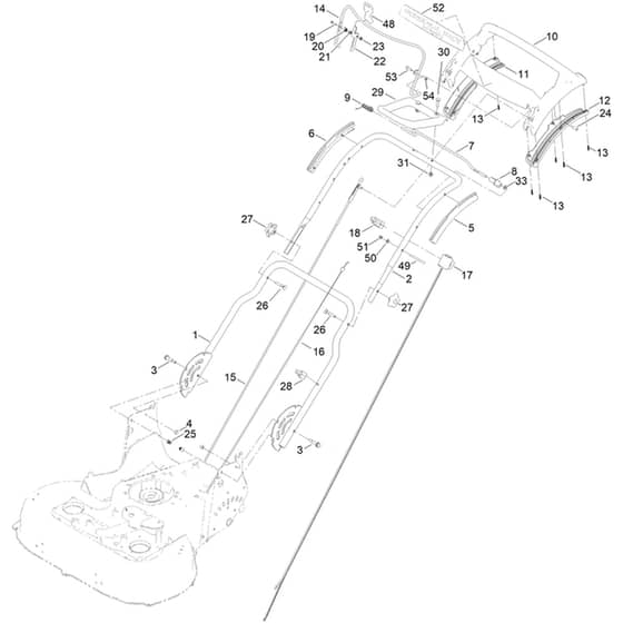 Toro TimeMaster TM76 76cm - 21815 (418600000 - 999999999) Handle