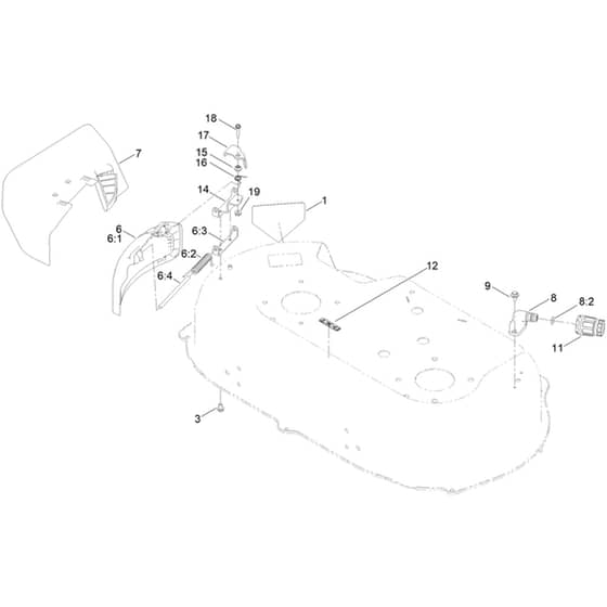 Toro TimeMaster TM76K 76cm - 21816 (400000000 - 999999999) Side Discharge Chute
