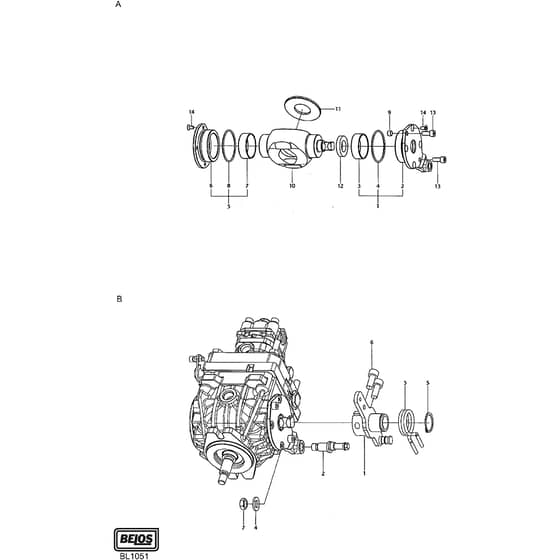 TITAN 740 D - 2013-2019 - 13-7460-11 - Stiga Front Mower Neutral Control Diagram