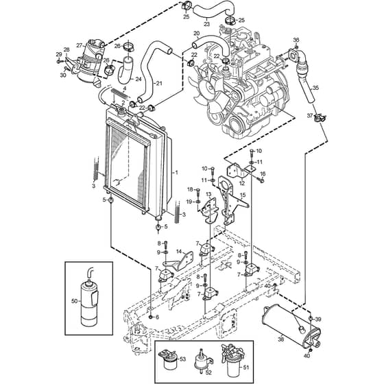 TITAN 740 DC - 2013-2014 - 13-7461-11 - Stiga Front Mower Engine Diagram