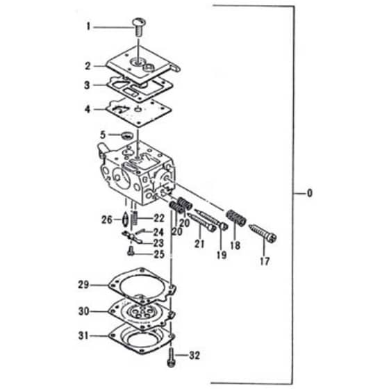 Tanaka TLE-550-9533 - Carburettor