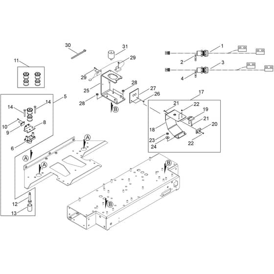 Echo TM-1050 Lift sensors