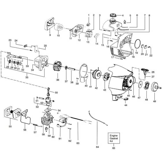 McCulloch TM 281 - 2009-04 - Engine (3) Parts Diagram