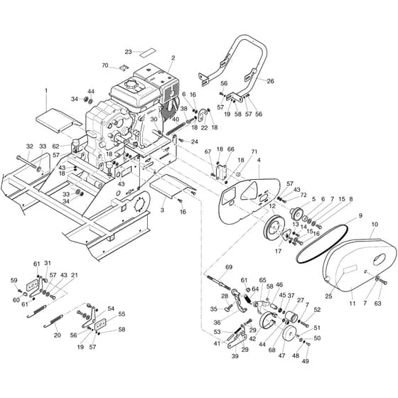 TN 4500 -  - Efco Transporter Transmission Diagram