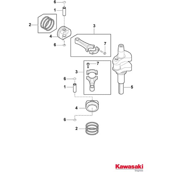 TORNADO 6108 HW - 2017-2019 - 2T1800681/17 - Stiga Ride On Mower Piston Diagram
