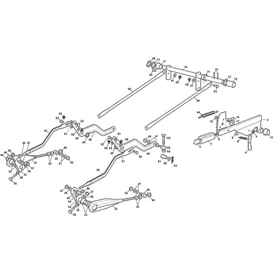 TORNADO 7108 W - 2023-2024 - 2T1835481/ST1P - Stiga Ride On Mower Cutting Plate Lifting Diagram