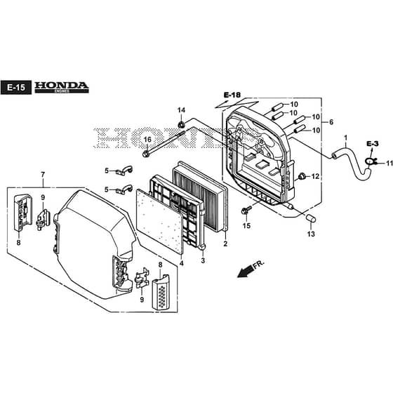 TORNADO 7121 HWSY - 2020-2021 - 2T1945381/ST1 - Stiga Ride On Mower Air Filter Diagram
