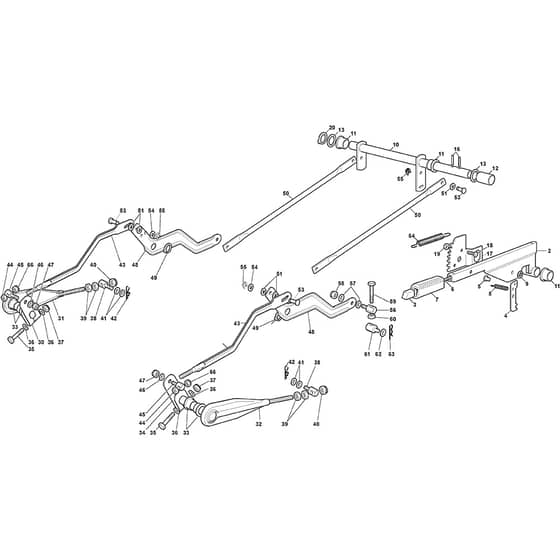 TORNADO 9121 W - 2023-2024 - 2T1945481/ST2P - Stiga Ride On Mower Cutting Plate Lifting Diagram